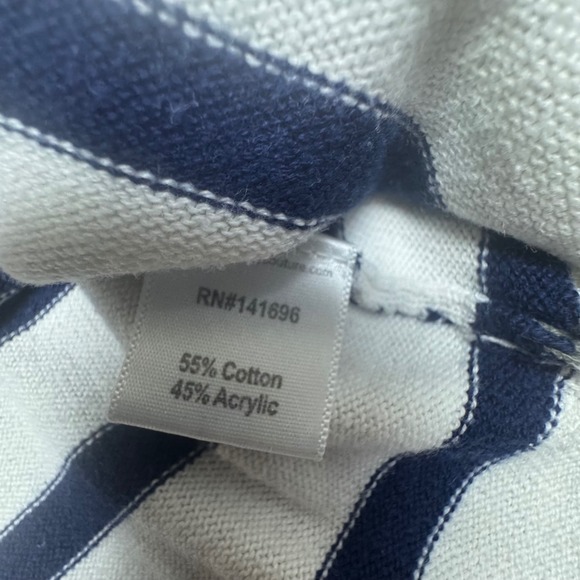 Gameday Couture Auburn Tigers 1/4 Zip Striped Pullover Top XL FLAW** - Picture 4 of 7